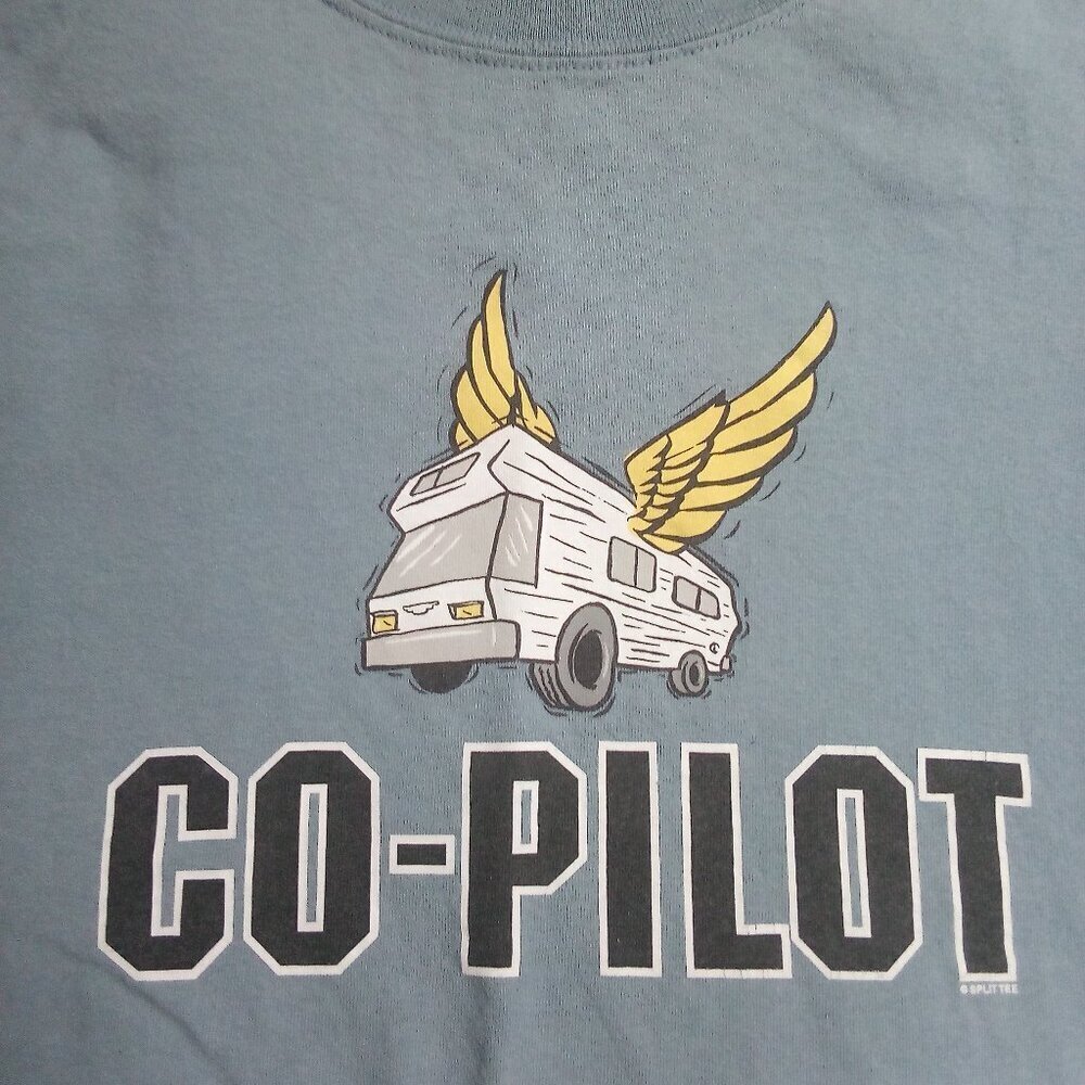 Vintage Y2K Co-Pilot RV Camper T-Shirt